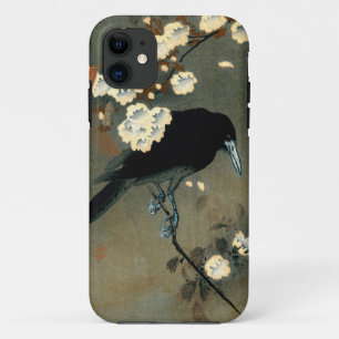 Crow & Blossom by Ohara Koson (1910) iPhone 11 Case