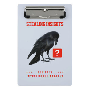 Crow Business Intelligence Analyst Mini Clipboard