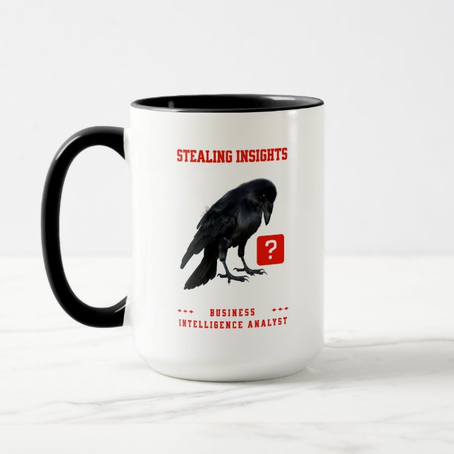 Crow Business Intelligence Analyst Mug (Left)