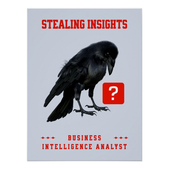 Crow Business Intelligence Analyst Poster (Front)