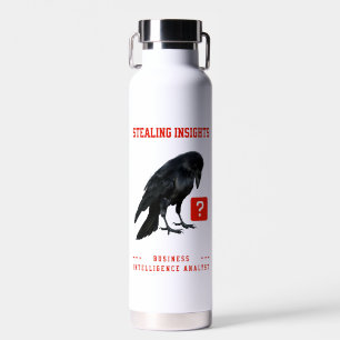 Crow Business Intelligence Analyst Water Bottle