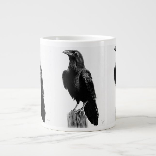 Crow coffee mug (Front)