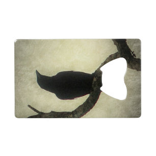 Crow Credit Card Bottle Opener