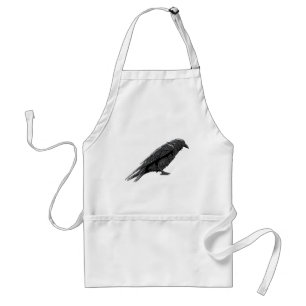 Crow ~ Crows Bird Customize Template Standard Apron