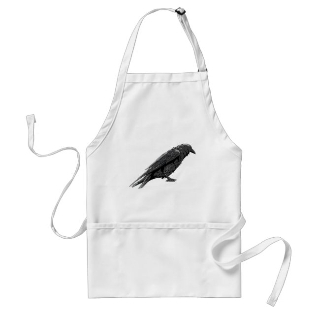 Crow ~ Crows Bird Customize Template Standard Apron (Front)