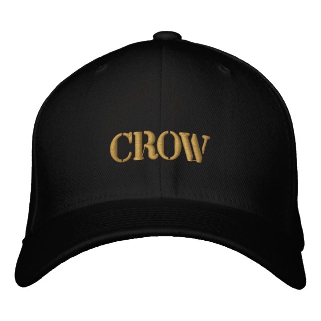 CROW EMBROIDERED HAT (Front)