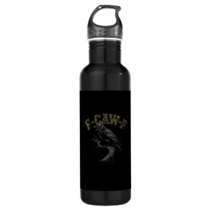 Crow F-Caw-F Funny Bird 710 Ml Water Bottle