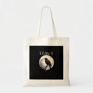 Crow F-Caw-F Funny Bird Aesthetic Casual Tote Bag