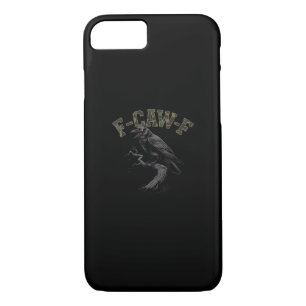 Crow F-Caw-F Funny Bird Case-Mate iPhone Case