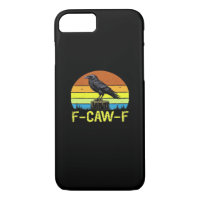 Crow F-Caw-F Funny Bird Classic Minimal Clean