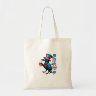 Crow, F-Caw-F Funny Bird Creative Casual Tote Bag