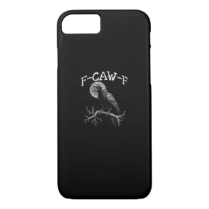 Crow F-Caw-F Funny Bird Crow Humor Tri-blend Trend Case-Mate iPhone Case
