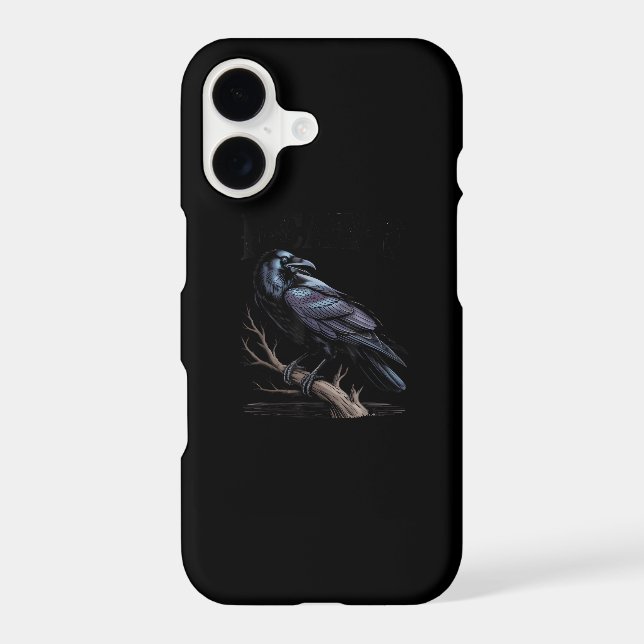 Crow, F-Caw-F Funny Bird Funny Quote (Back)