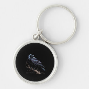 Crow, F-Caw-F Funny Bird Funny Quote Keychain