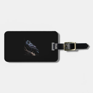 Crow, F-Caw-F Funny Bird Funny Quote Luggage Tag