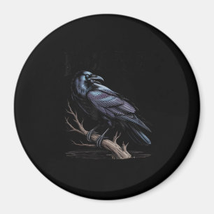 Crow, F-Caw-F Funny Bird Funny Quote Magnet