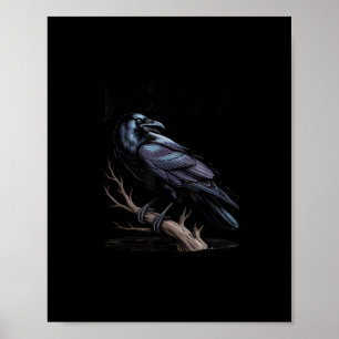Crow, F-Caw-F Funny Bird Funny Quote Poster