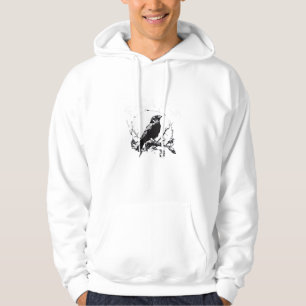 Crow, F-Caw-F Funny Bird Funny Trendy Hoodie