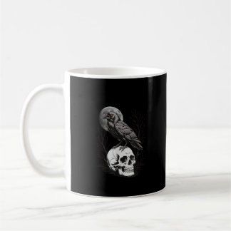 Crow, F-Caw-F Funny Bird Moon Gothic Adult Humor C Coffee Mug
