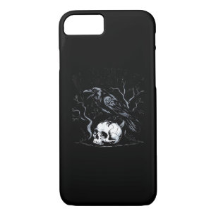 Crow, F-Caw-F Funny Bird Moon Gothic Adult Humor Case-Mate iPhone Case