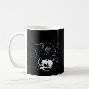 Crow, F-Caw-F Funny Bird Moon Gothic Adult Humor Coffee Mug