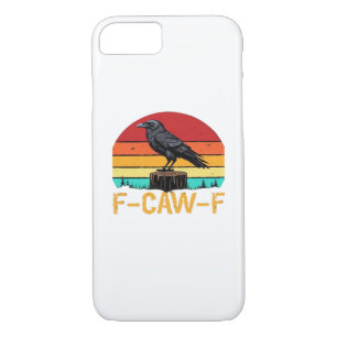 Crow, F-Caw-F Funny Bird Retro Classic Case-Mate iPhone Case