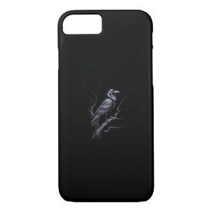 Crow F-Caw-F Funny Bird Saying Humor Meme Case-Mate iPhone Case