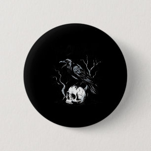 Crow F-Caw-F Funny Bird Saying Humor Meme Desin 2 Inch Round Button