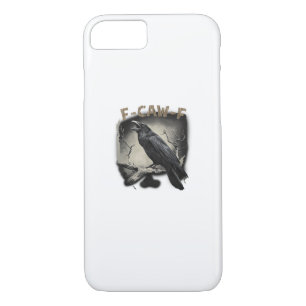 Crow, F-Caw-F Funny Bird Vintage Style Case-Mate iPhone Case