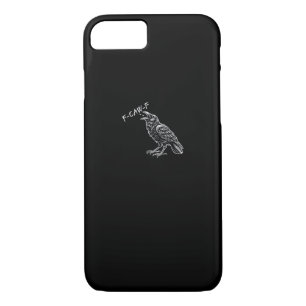 Crow F-Caw-F Funny Vintage Graphic Case-Mate iPhone Case
