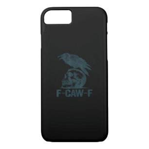 Crow F-Caw-F Retro Crow Lover Funny Case-Mate iPhone Case