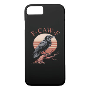 Crow Gothic Funny F-Caw-F Humor Classic Style Case-Mate iPhone Case