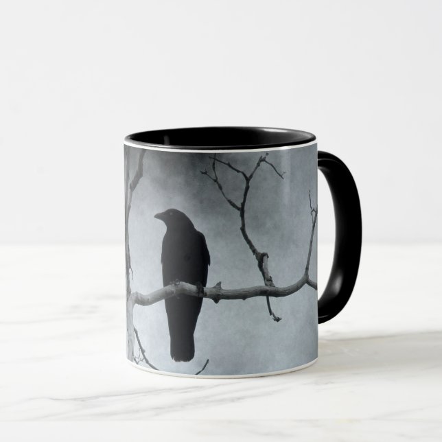 Crow In The Glow Mug (Front Right)