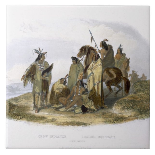 Crow Indians, plate 13 from volume 1 of `Travels i Tile (Front)