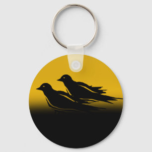 Crow Key Chain