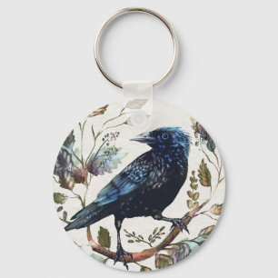 Crow Keychain