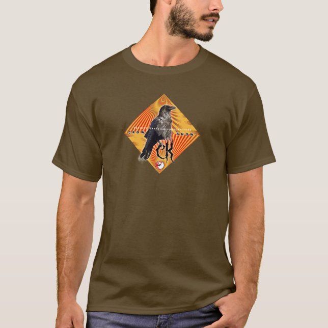 CROW KNOW PYRAMID T-Shirt (Front)