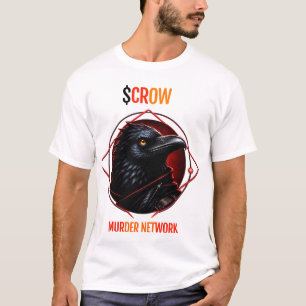 $Crow memecoin t-shirt for the murder network