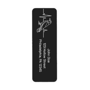 Crow moderne & fréquence cardiaque, minimaliste, H