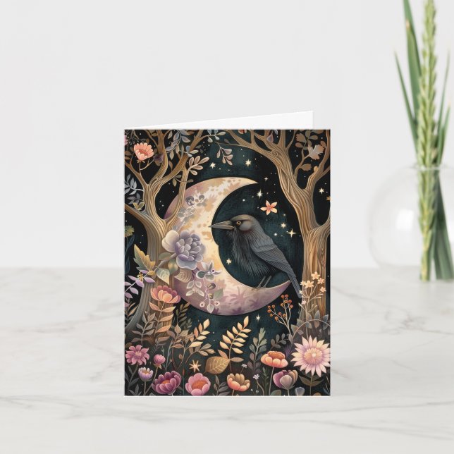 Crow Moon Blank All-Occasion Cards (Front)