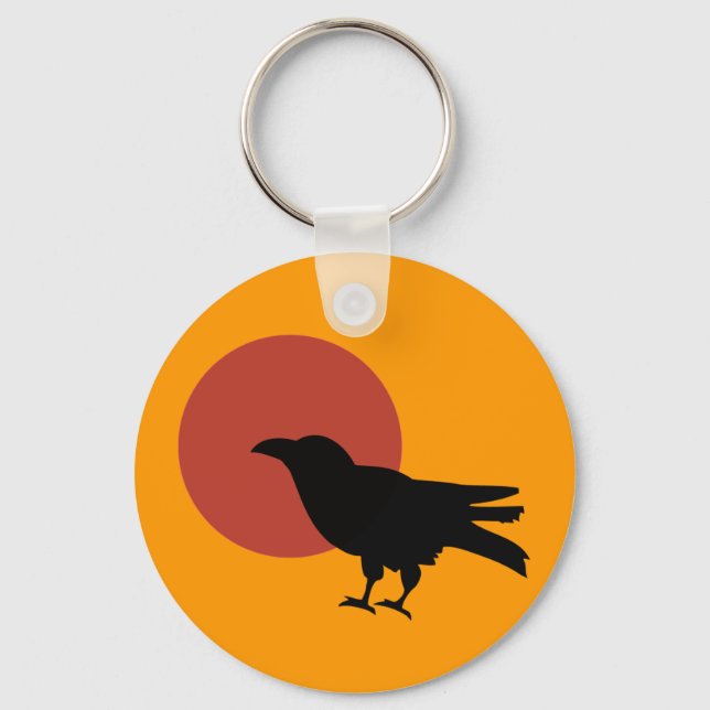Crow Moon Keychain (Front)