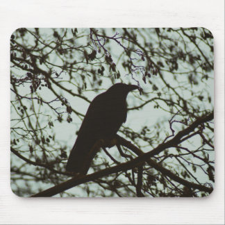 Crow mouse mat