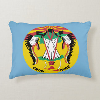 Crow Nation Flag Decorative Pillow
