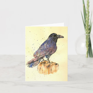 Crow - Personalise with your own message Card