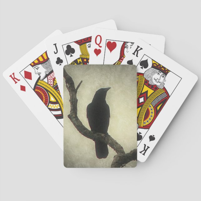 Crow  playing cards (Back)