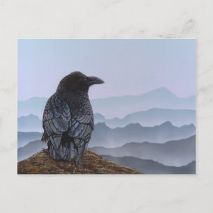 Crow Postcard