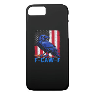 Crow Raven Funny F-Caw-F Minimal Clean Case-Mate iPhone Case