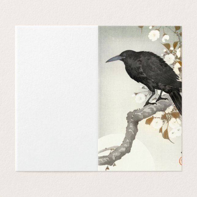 Crow Raven Koson Japanese Bird Crow (Outside Unfolded)