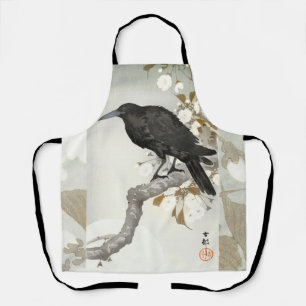Crow Raven Koson Japanese Bird Crow Apron