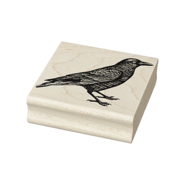 Crow Rubber Stamp (Stamp)